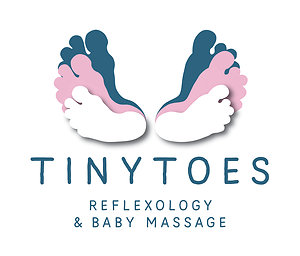 Tiny Toes Reflexology and Baby Massage. Tiny Toes logo